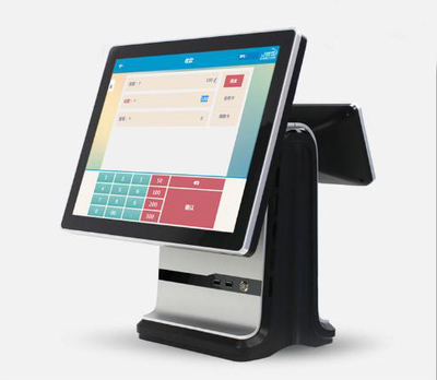 I8雙屏收銀機一體機觸摸屏收款機火鍋餐飲奶茶收銀系統(tǒng)內(nèi)置打印
